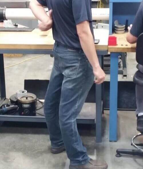 A Very Interesting Way Of Bending Knees