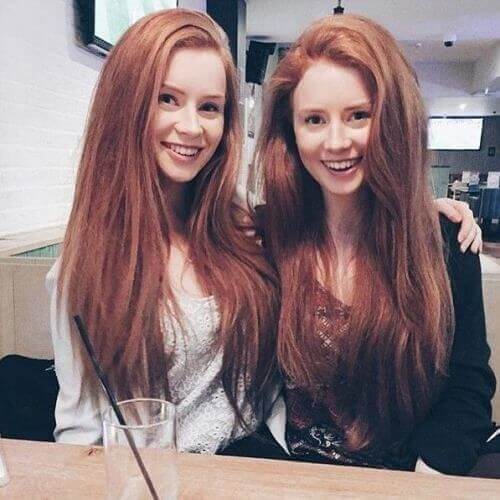 ​Two Ginger Sisters Who Look Like Twins