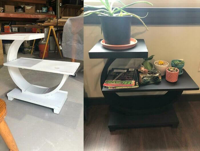 Someone Found This Really Unique Table And Repainted It