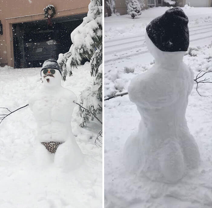 Making a Sexy Snowman